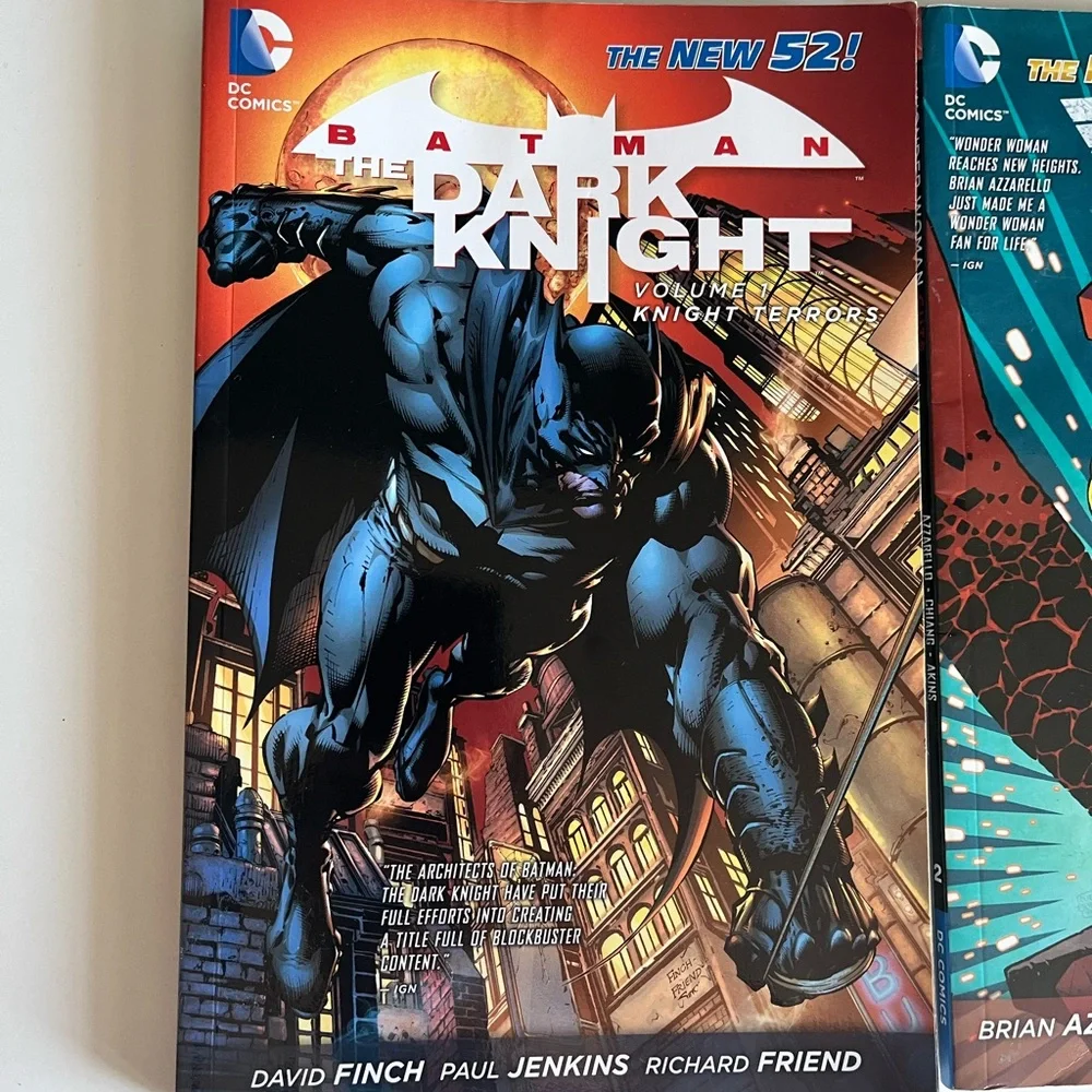 3x The New 52 The Dark Knight Wonder Woman Superman Comic Books